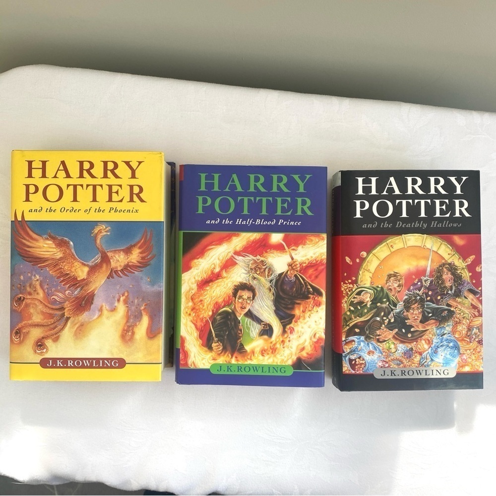 Harry Potter First Canadian Edition Hardcovers Set of 3